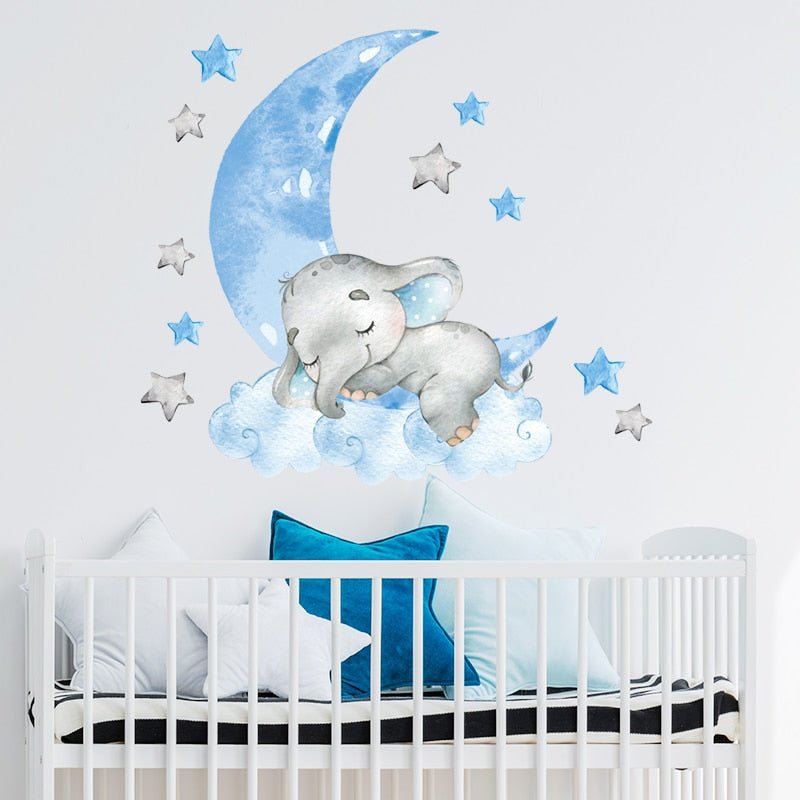 BabyElephant™ - Autocollants muraux pour chambre de bébé | bébé - ohbebe - ohmaman