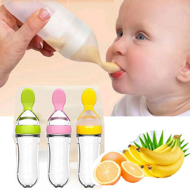 Biberon avec cuillère pour nouveau - né | EasyBottle™ - ohbebe - ohmaman