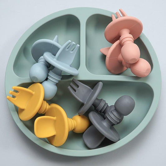 CuttieSpoon™ | Cuillère et fourchette pour bébé | Maman - ohbebe - ohmaman