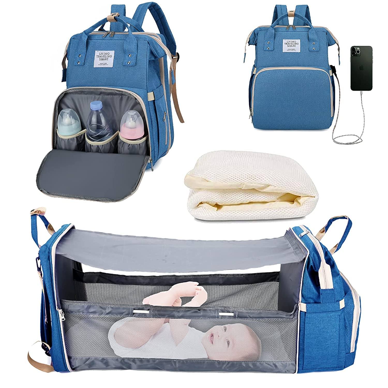 Sac à langer portatif | Berceau de voyage BabyNappy™ - ohbebe - ohmaman