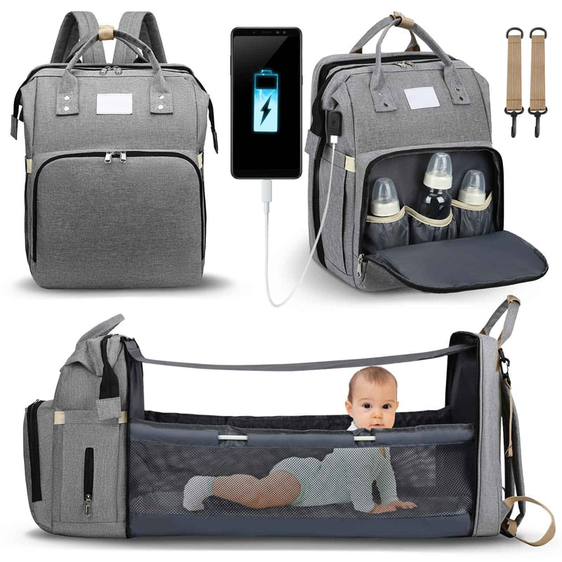 Sac à langer portatif | Berceau de voyage BabyNappy™ - ohbebe - ohmaman