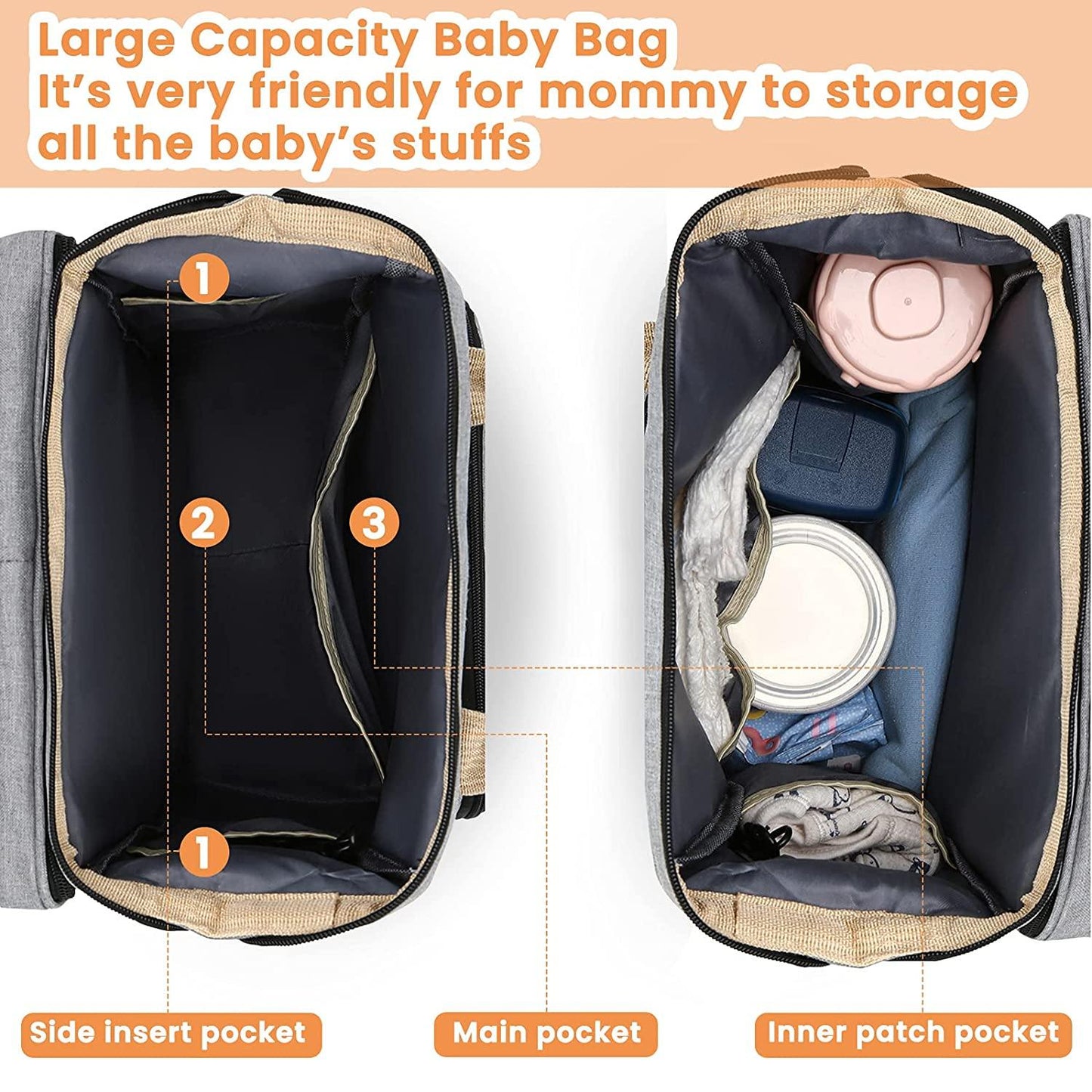Sac à langer portatif | Berceau de voyage BabyNappy™ - ohbebe - ohmaman