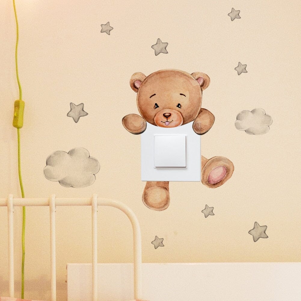 Stickybear™ - Sticker ourson décoratif | Chambre d'enfants - ohbebe - ohmaman