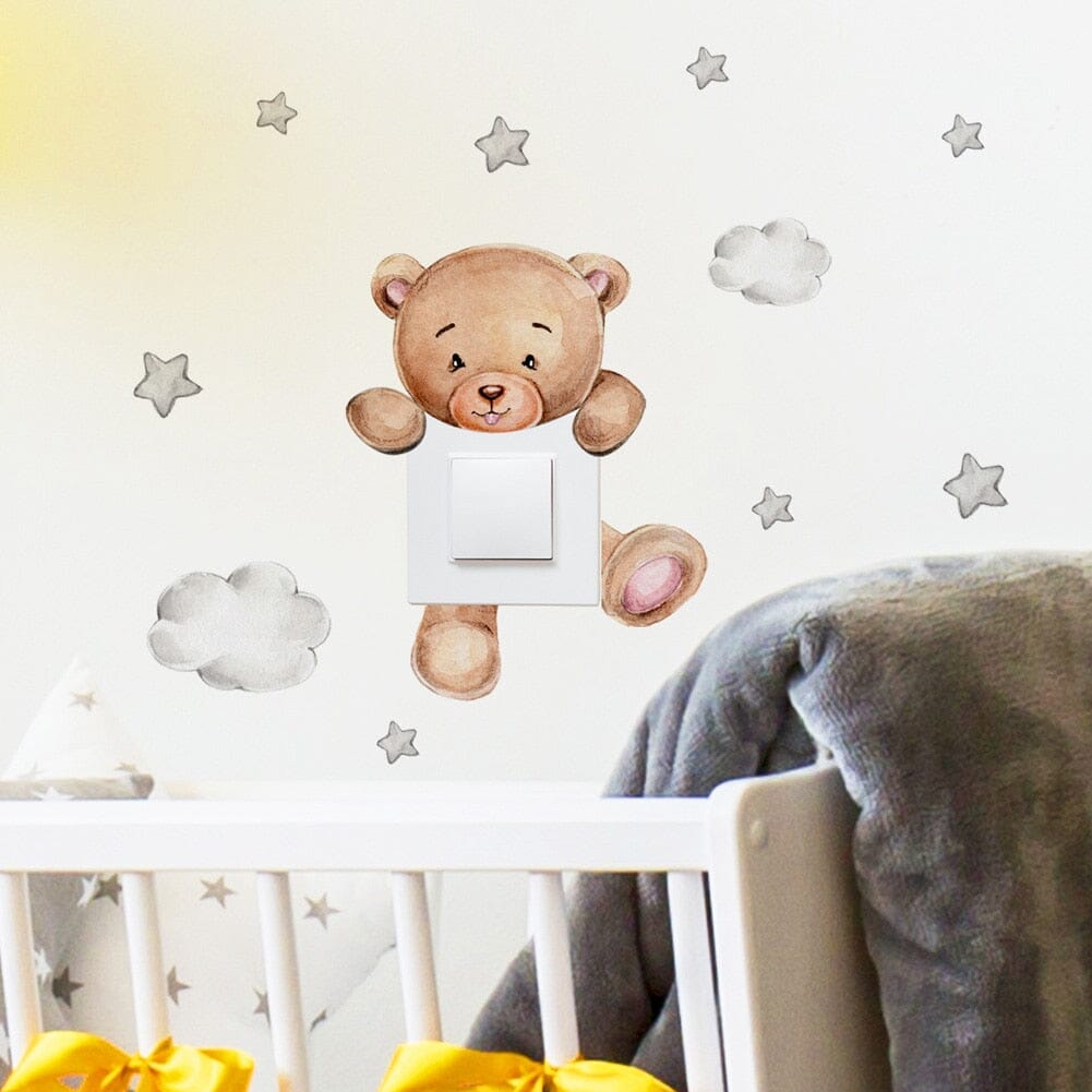 Stickybear™ - Sticker ourson décoratif | Chambre d'enfants - ohbebe - ohmaman