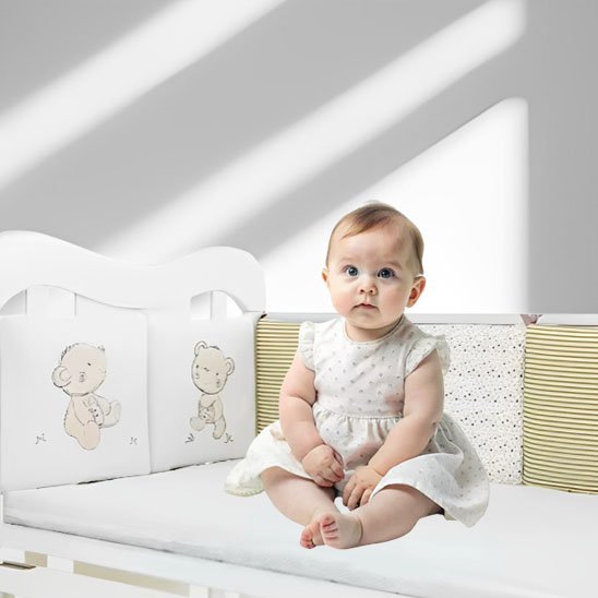 Tour de lit bébé | Coton Bio Doudou - ohbebe - ohmaman