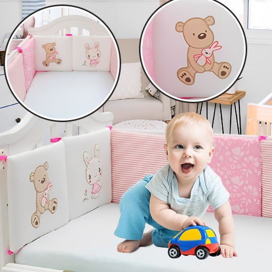 Tour de lit bébé | Coton Bio Doudou - ohbebe - ohmaman