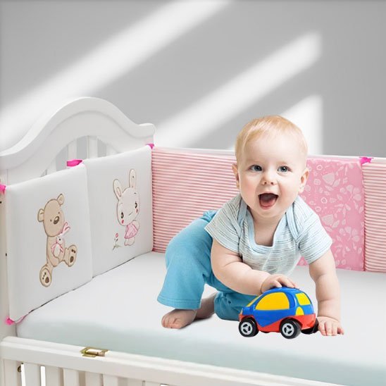 Tour de lit bébé | Coton Bio Doudou - ohbebe - ohmaman