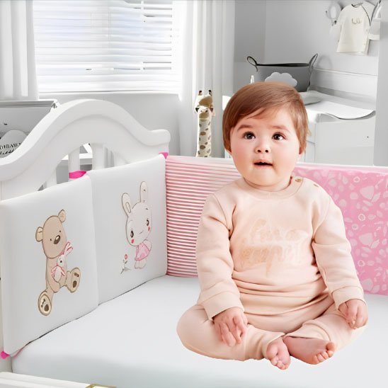 Tour de lit bébé | Coton Bio Doudou - ohbebe - ohmaman