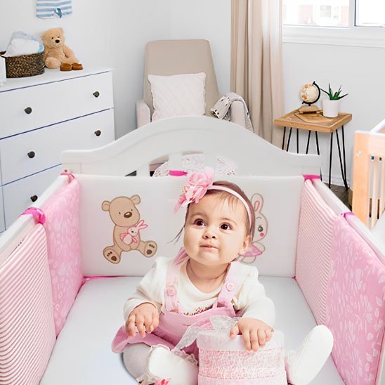 Tour de lit bébé | Coton Bio Doudou - ohbebe - ohmaman