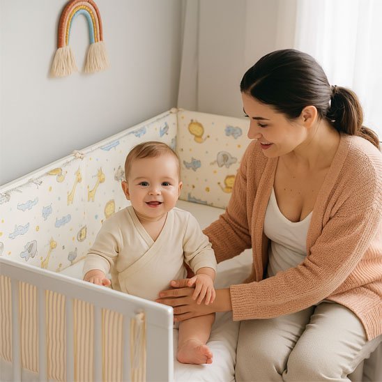 Tour de lit bébé | Douceur Sécurisante - ohbebe - ohmaman