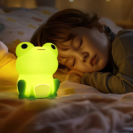 Veilleuse bébé grenouille | Lumidoux - ohbebe - ohmaman
