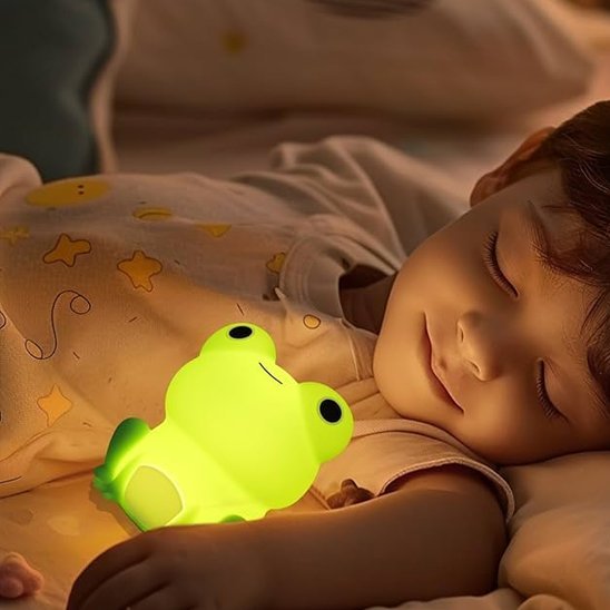 Veilleuse bébé grenouille | Lumidoux - ohbebe - ohmaman