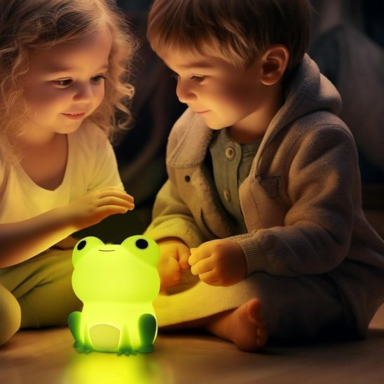 Veilleuse bébé grenouille | Lumidoux - ohbebe - ohmaman